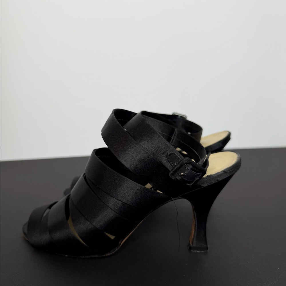 Ann Marino Elegant Black Satin Women’s Heels